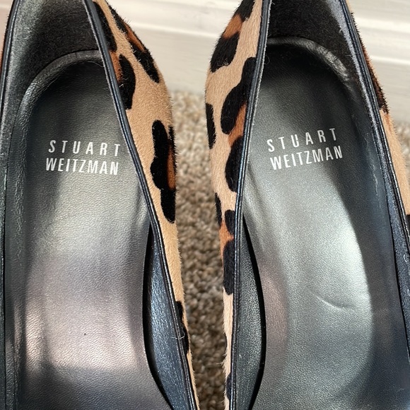 Stuart Weitzman Leopard Peep Toe Pumps - Picture 6 of 6
